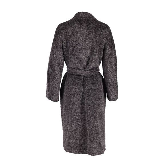 Max Mara Suri Coat in Black Alpaca